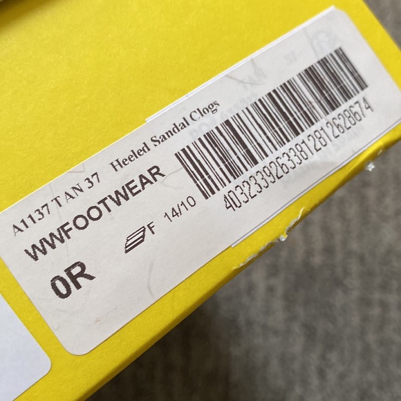 Boden brown heeled platform sandals clogs 37 - Picture 11 of 11